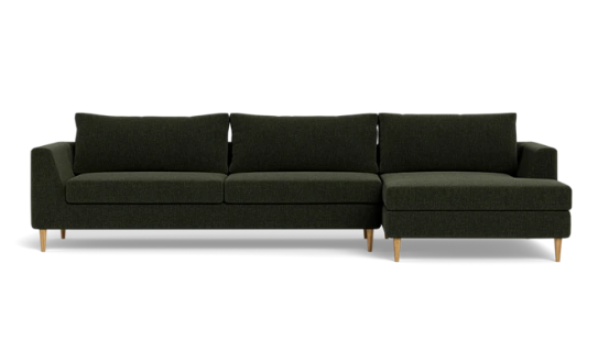 Asher 3-Seat Right Chaise Sectional Deep Seat