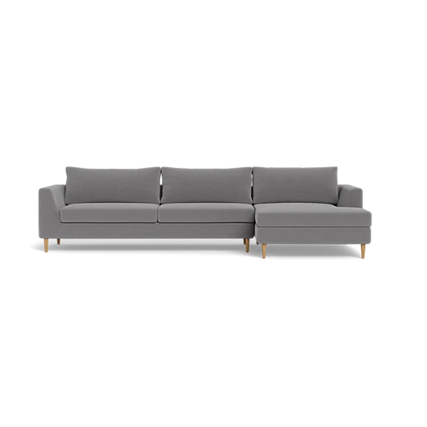Asher 3-Seater Right Chaise Sofa Standard Depth Standard Chaise
