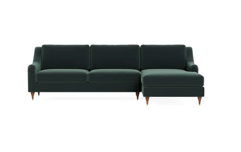 Alexander 3-Seat Right Chaise Sectional Standard Depth — Extended Chaise