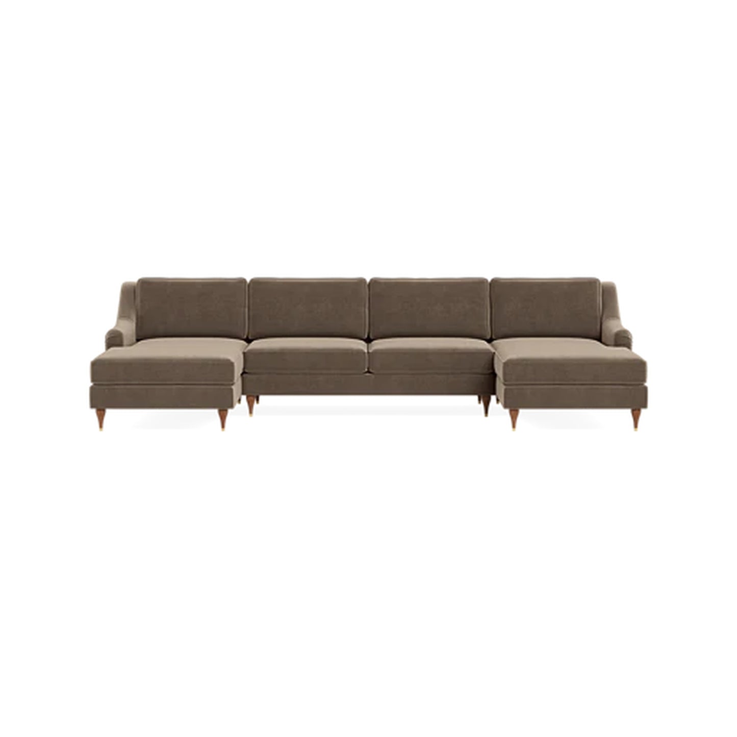 Alexander 4-Seater U-Chaise Sectional Standard Depth Pivot