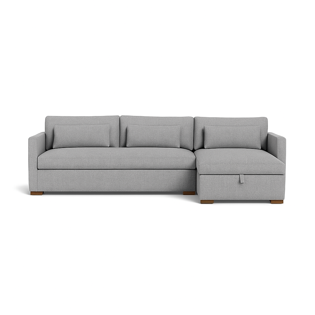 Charly Sofa + 3-Seat Right Chaise Sectional with Storage Combo