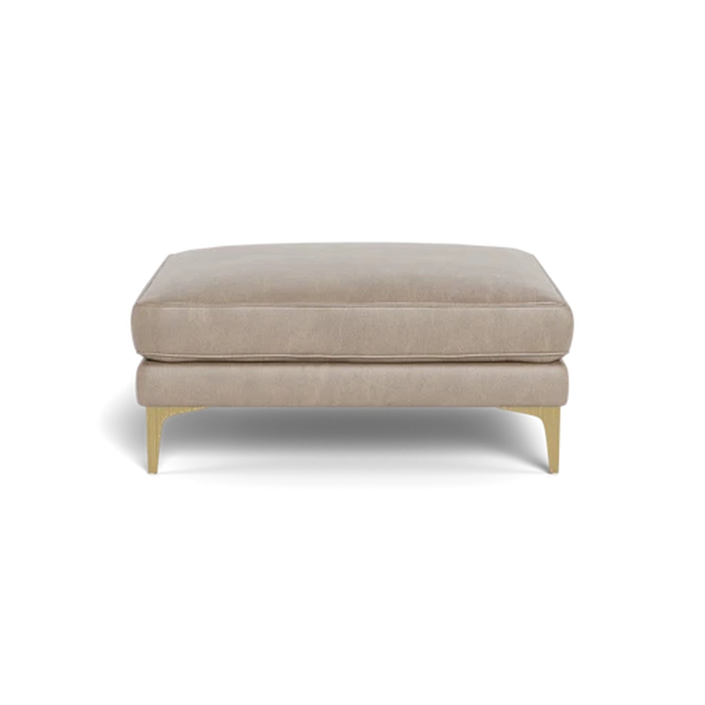 Caitlin Large Leather Ottoman