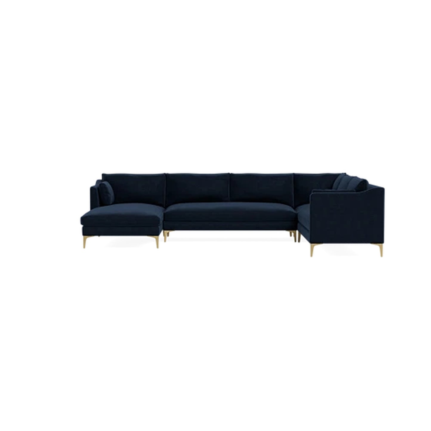 Caitlin 5-Seat Corner Sectional Sofa with Left Chaise Deep Seat