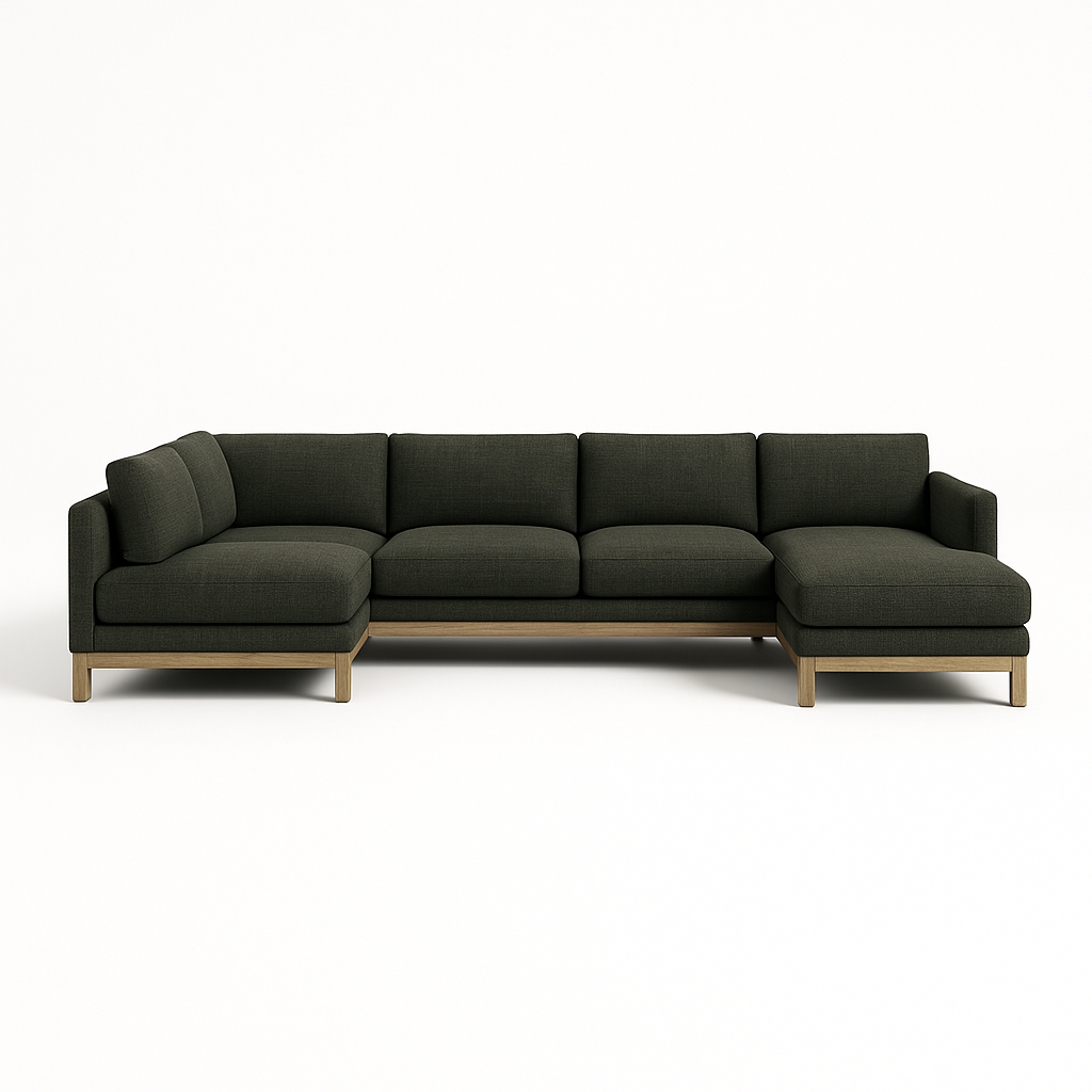 Gaby 5-Seat Corner Sectional Sofa with Right Chaise Marina