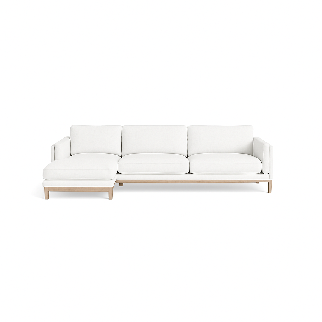 Gaby 3-Seat Left Chaise Sectional Standard Depth Standard Chaise