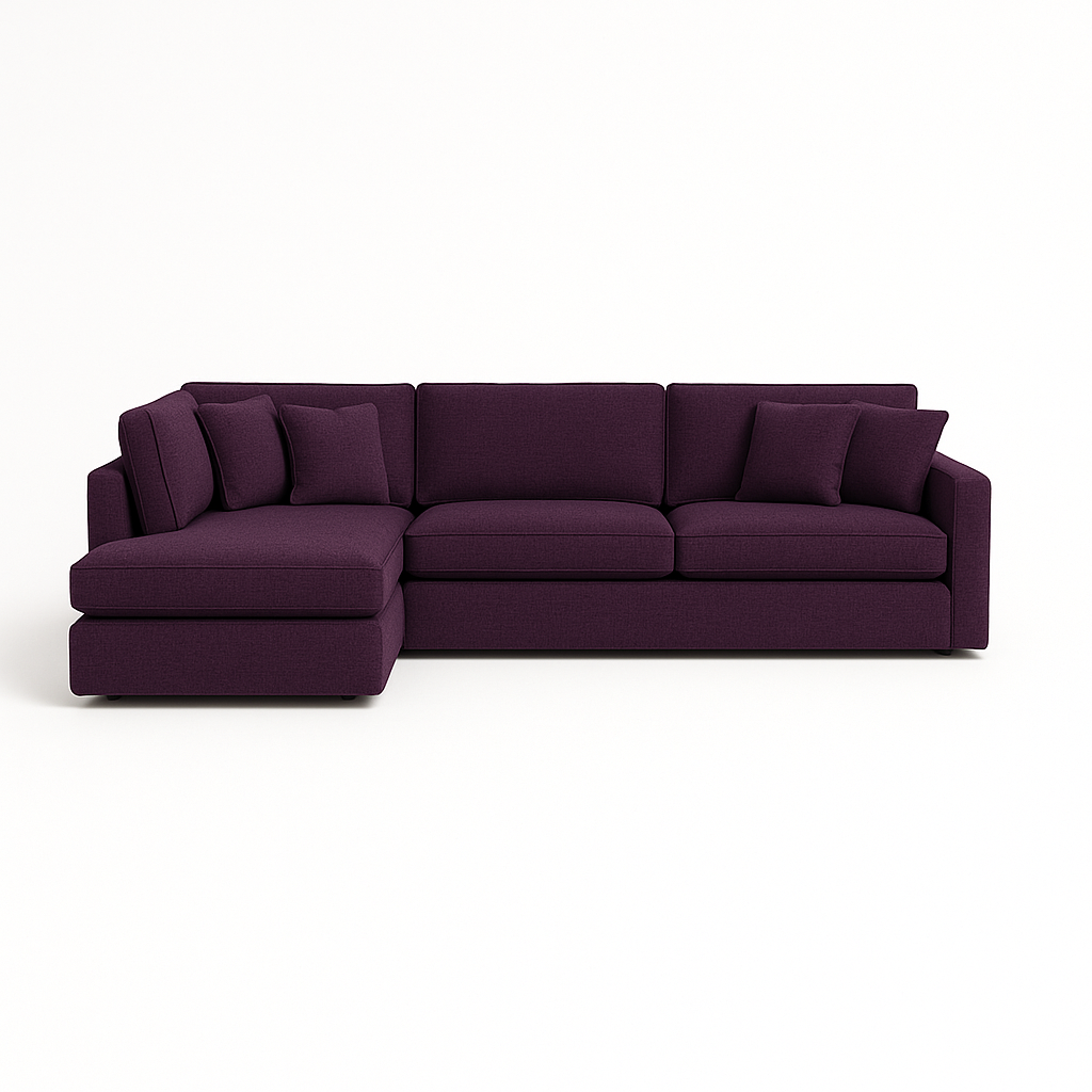 James 3-Seat Left Bumper Sectional