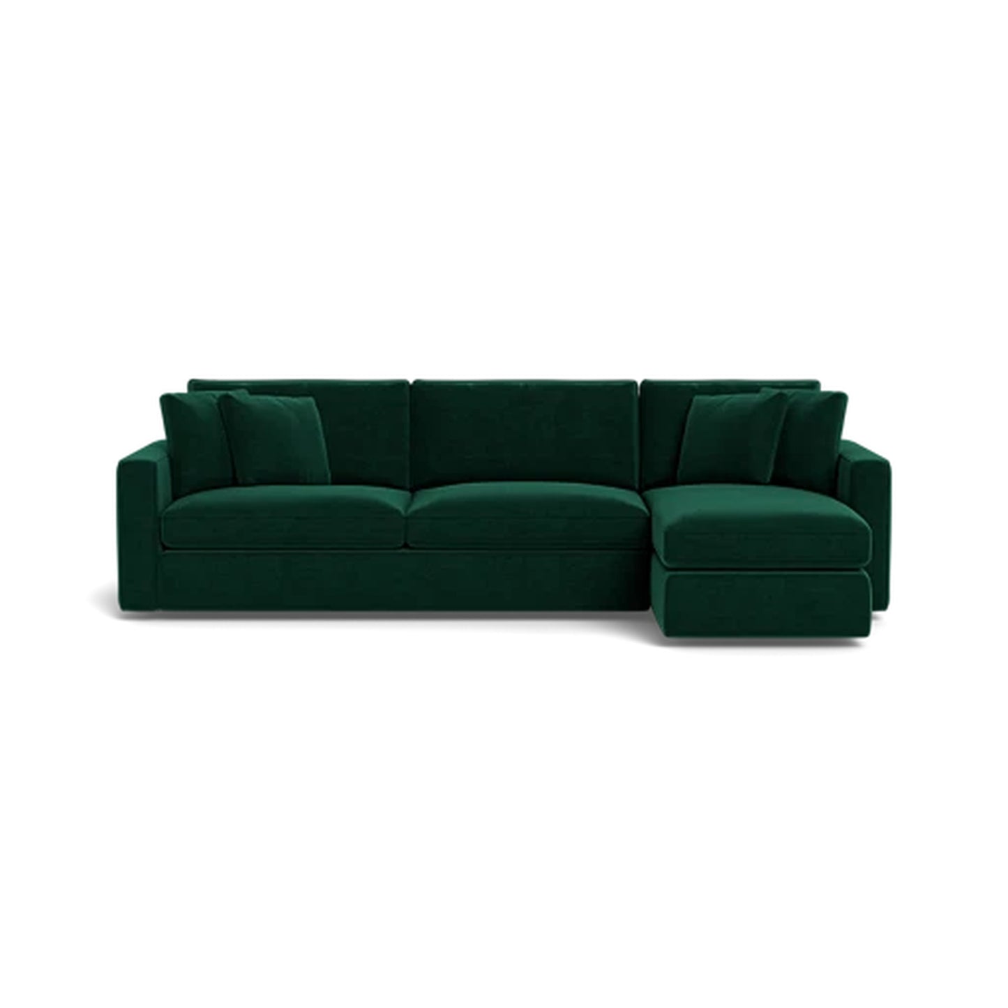 James 3-Seat Left Chaise Sectional With Storage
