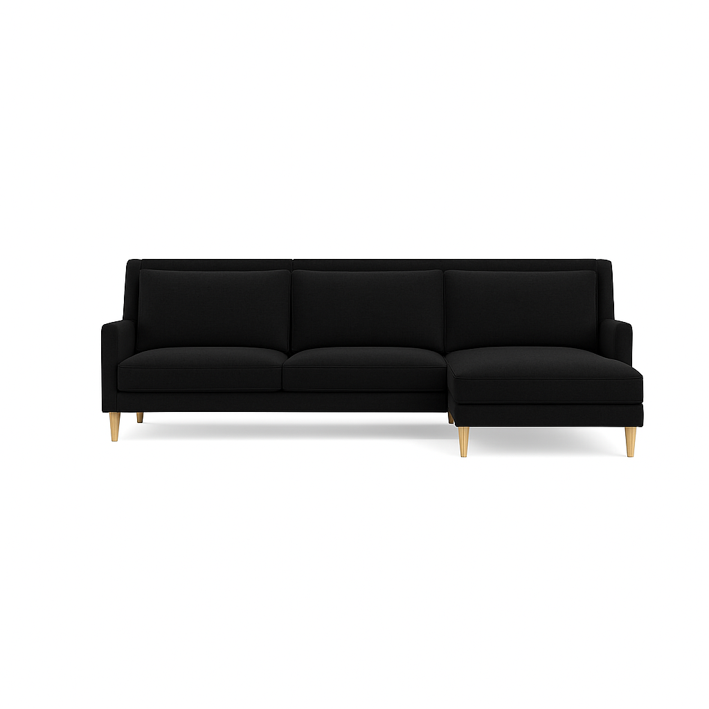 Lennox 3-Seat Right Chaise Sectional Standard Depth Extended Chaise