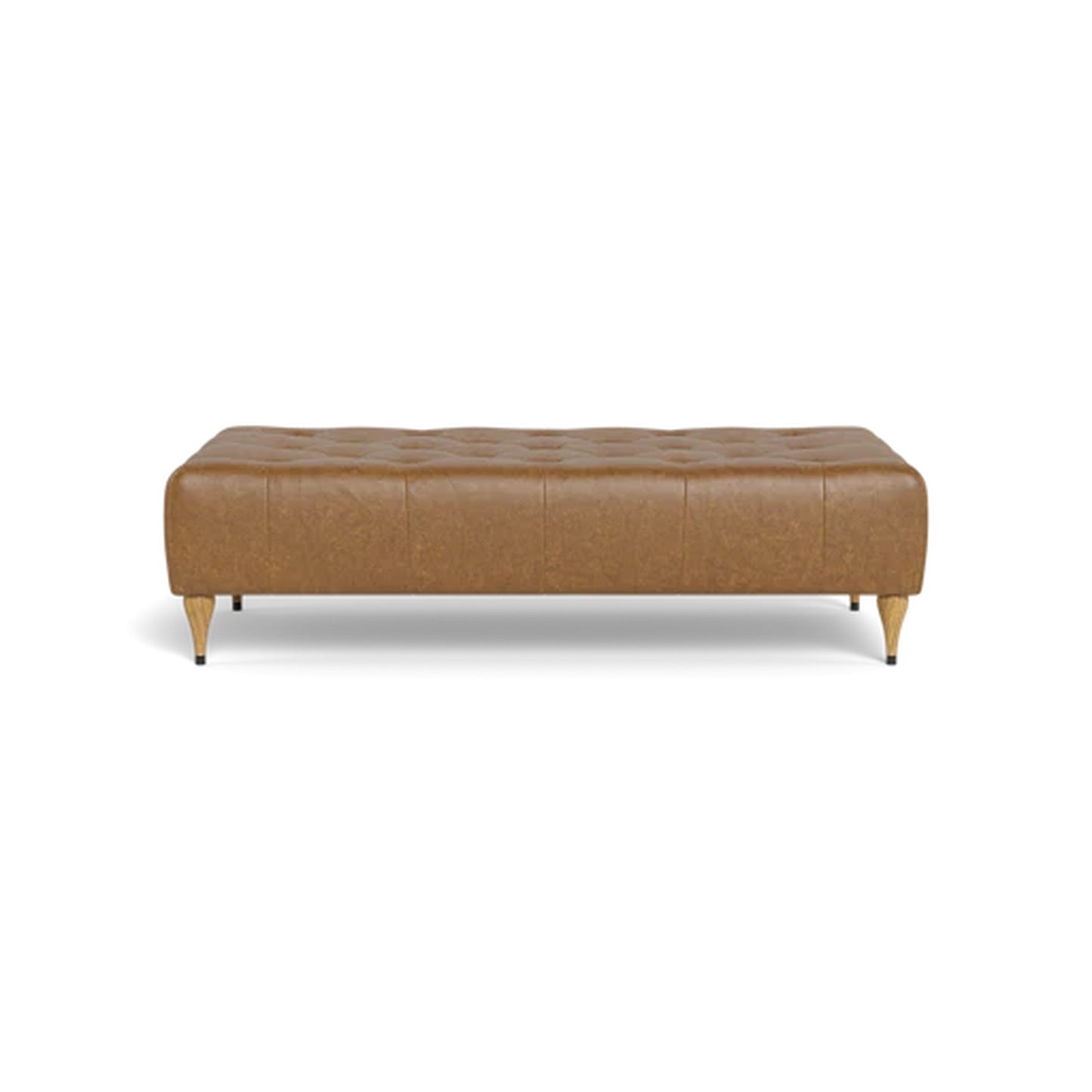 Ms. Chesterfield Leather XXL Ottoman