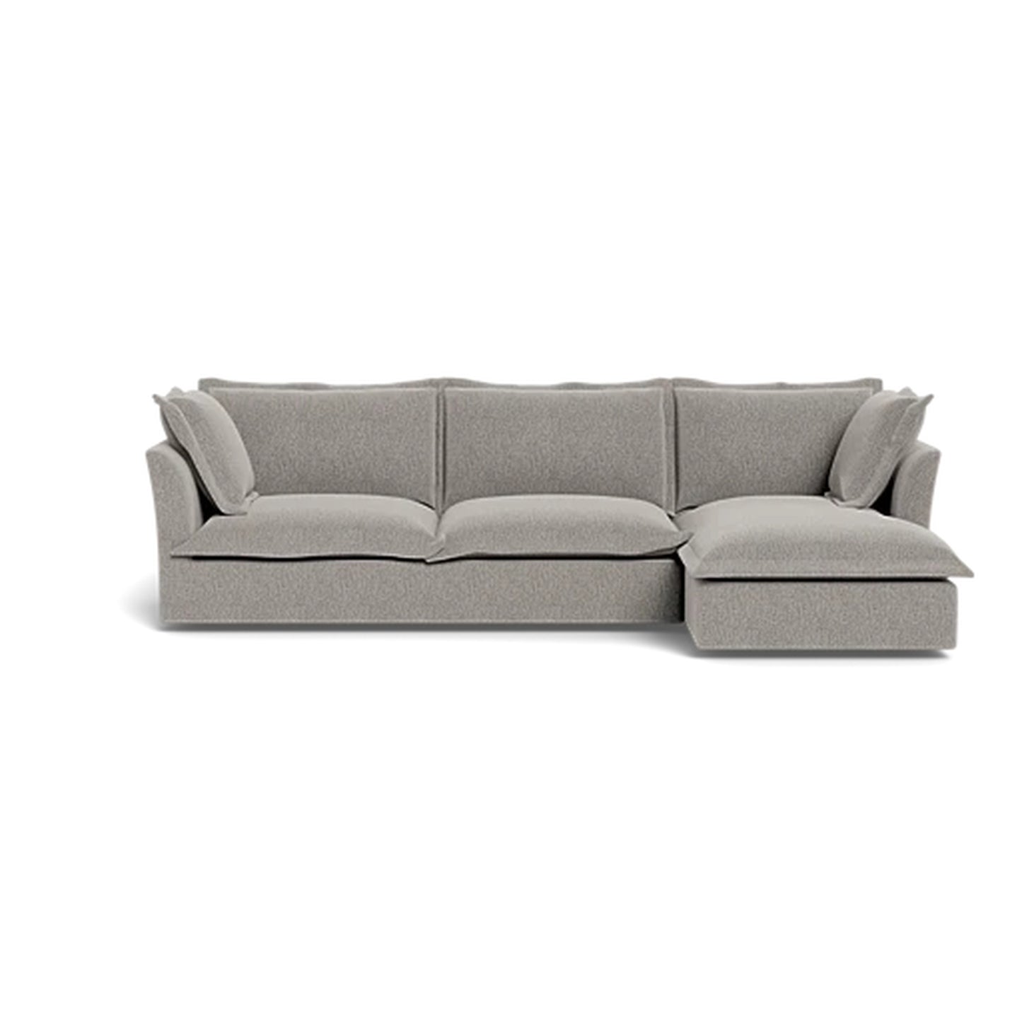 Skylar 3-Seat Right Chaise Sectional Standard Depth Compact Chaise