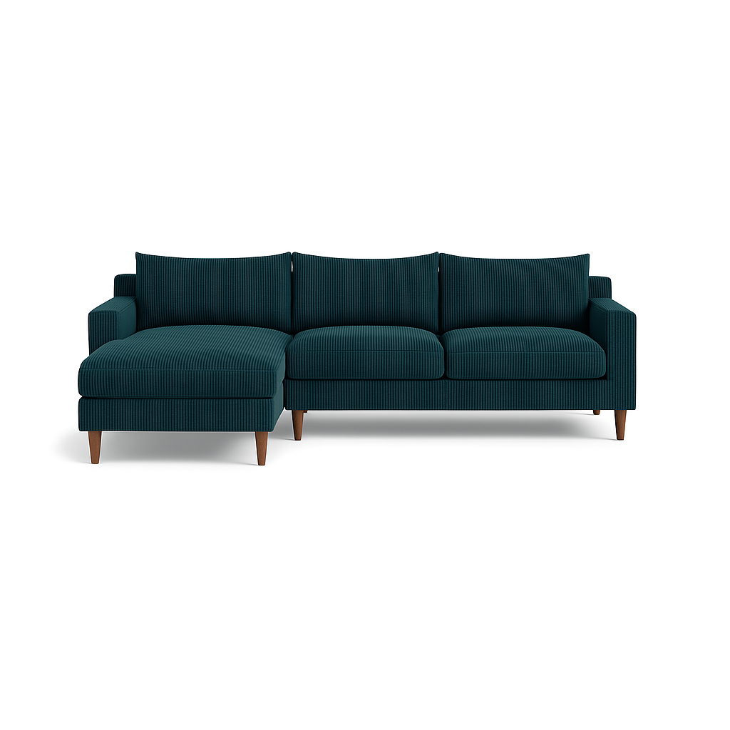 Sloan 3 Seater Left Chaise Sectional With Storage