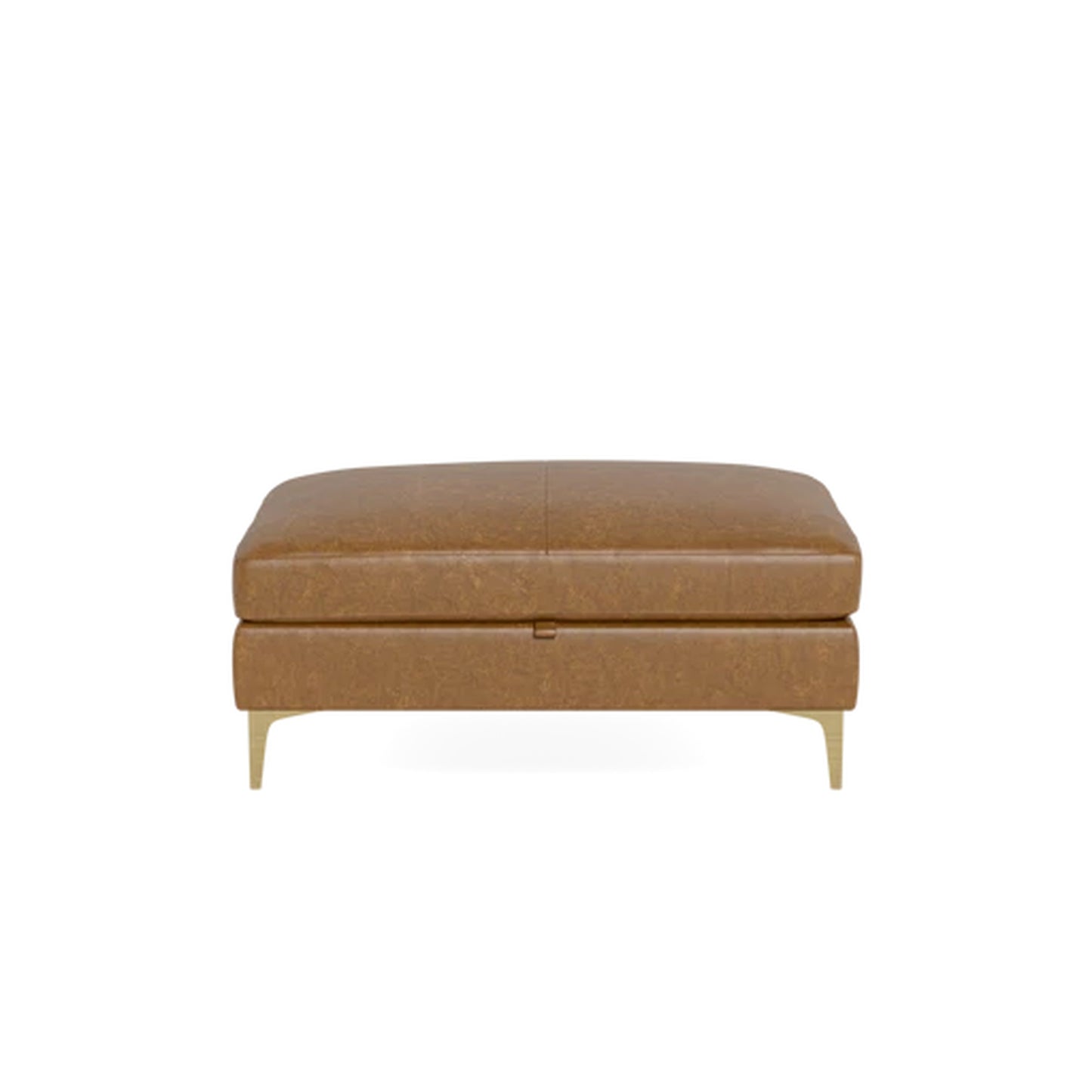 Sloan Leather Storage Ottoman