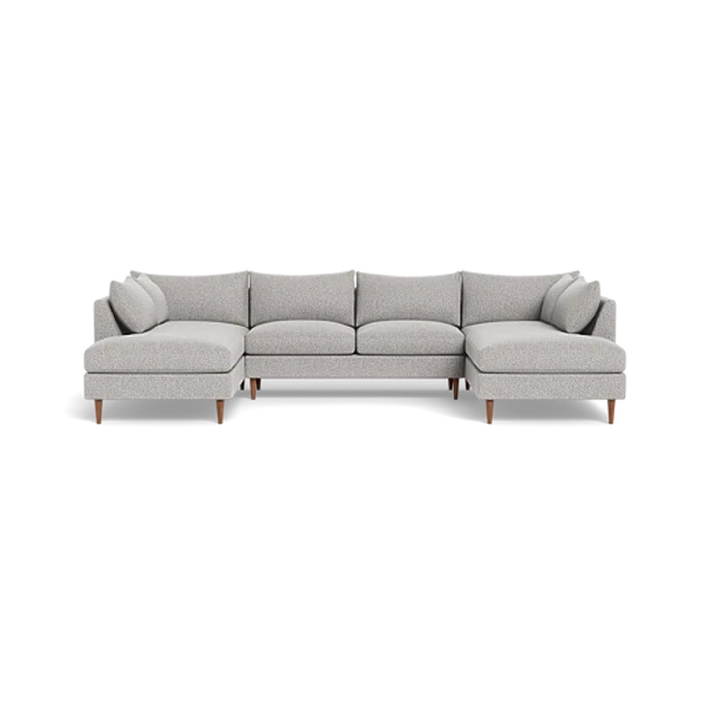 Sloan 4-Seater U-Chaise Sectional Standard Depth Symmetrical Headland