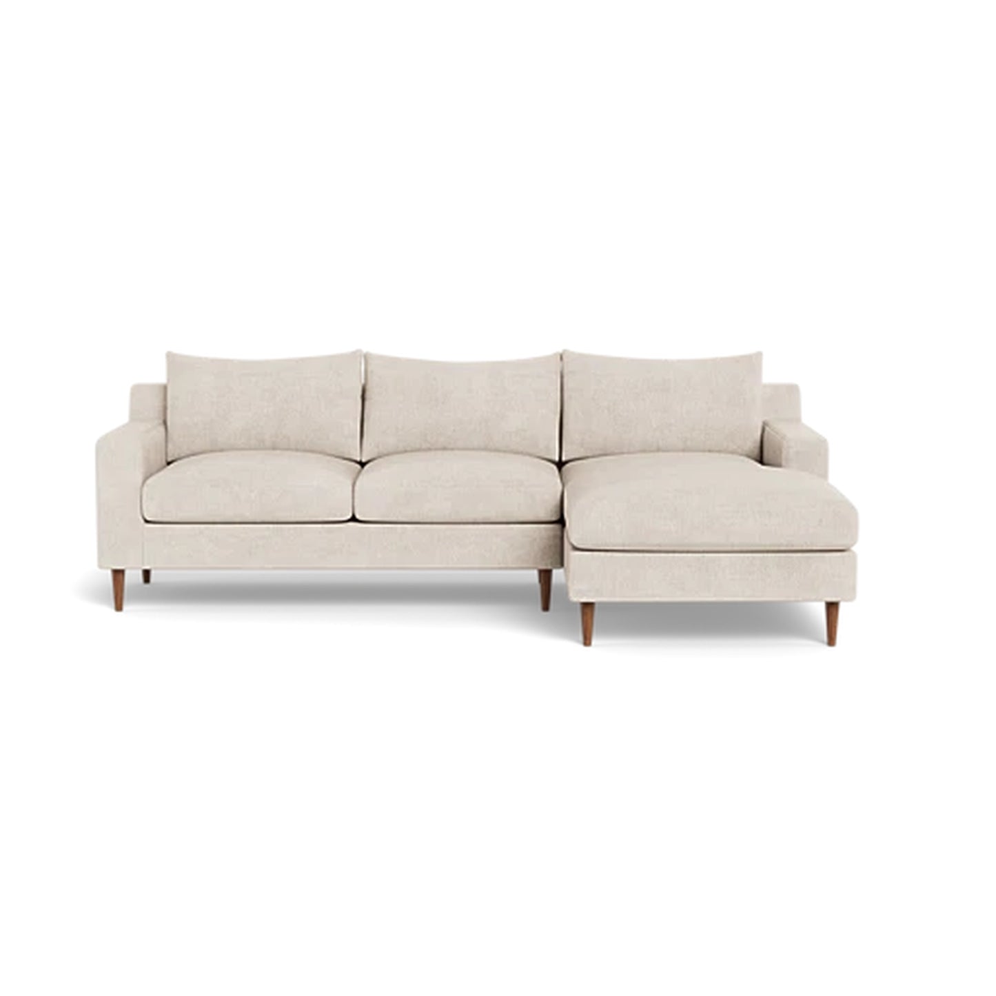 Sloan 3-Seat Right Chaise Sectional Deep Seat — Compact Chaise