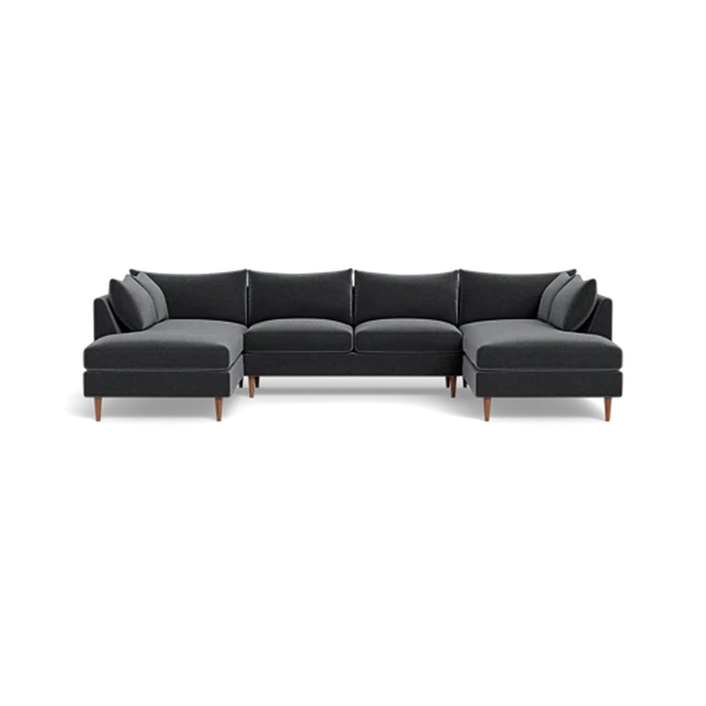 Sloan 4-Seater U-Chaise Sectional Deep Seat Symmetrical Lagoon