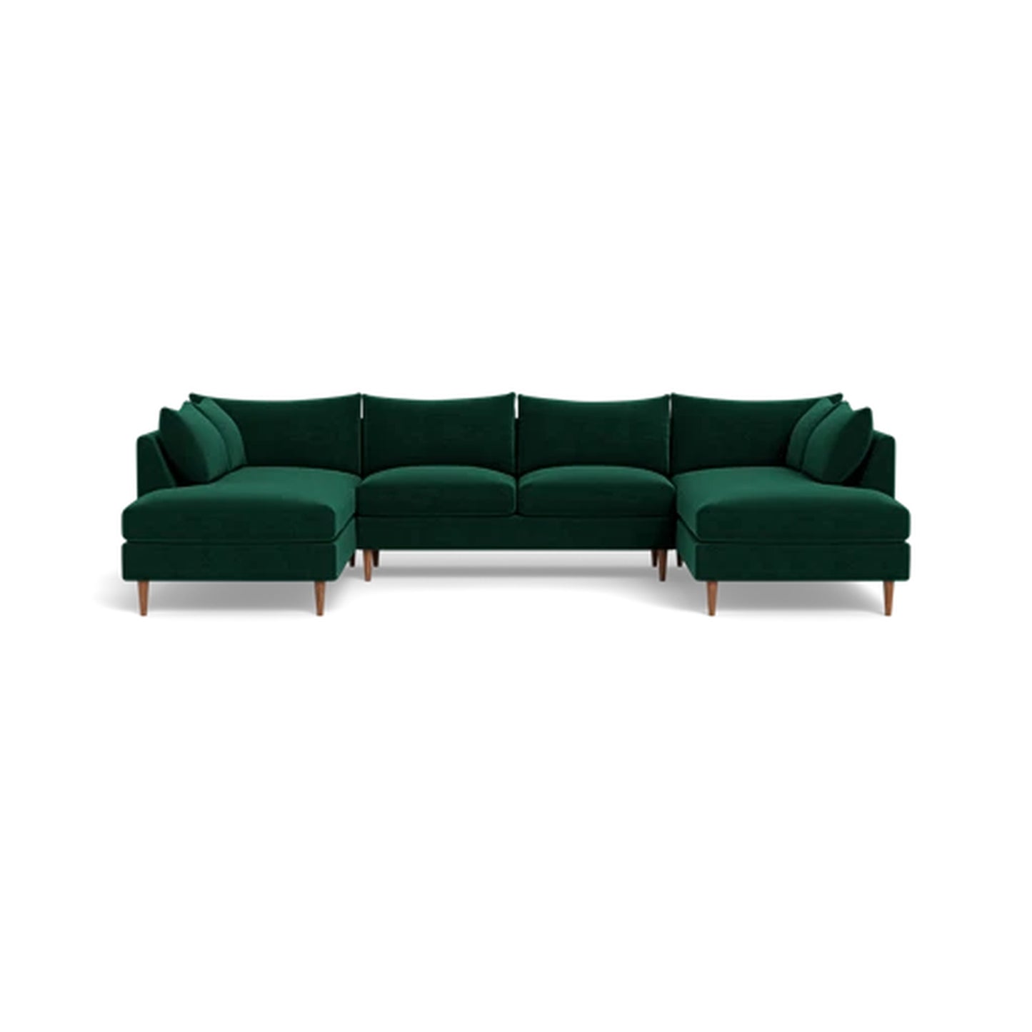 Sloan 4-Seater U-Chaise Sectional Deep Seat Symmetrical Inlet