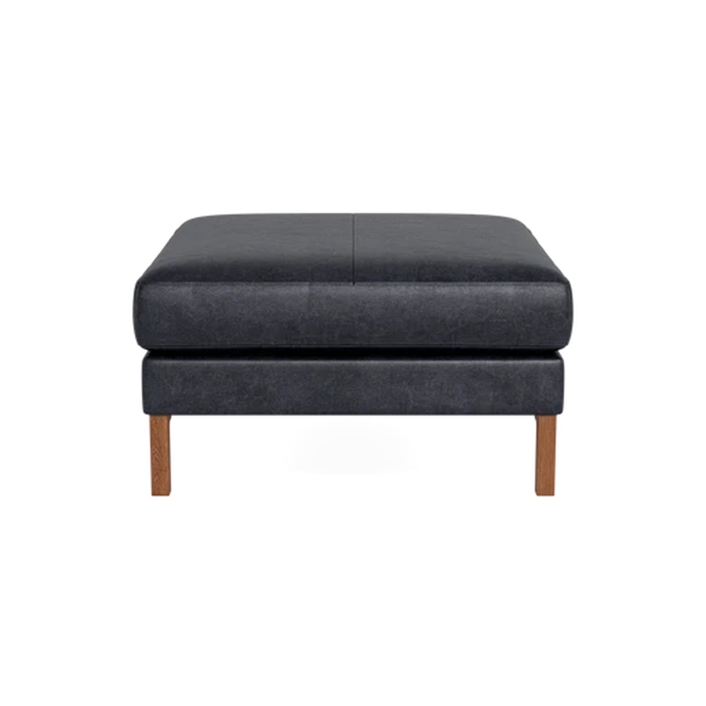 Winslow Leather Square Ottoman