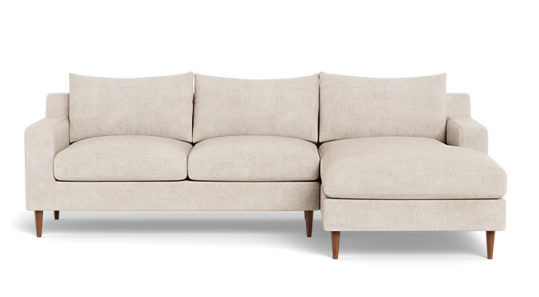 Sloan 3-Seat Right Chaise Sectional Deep Seat