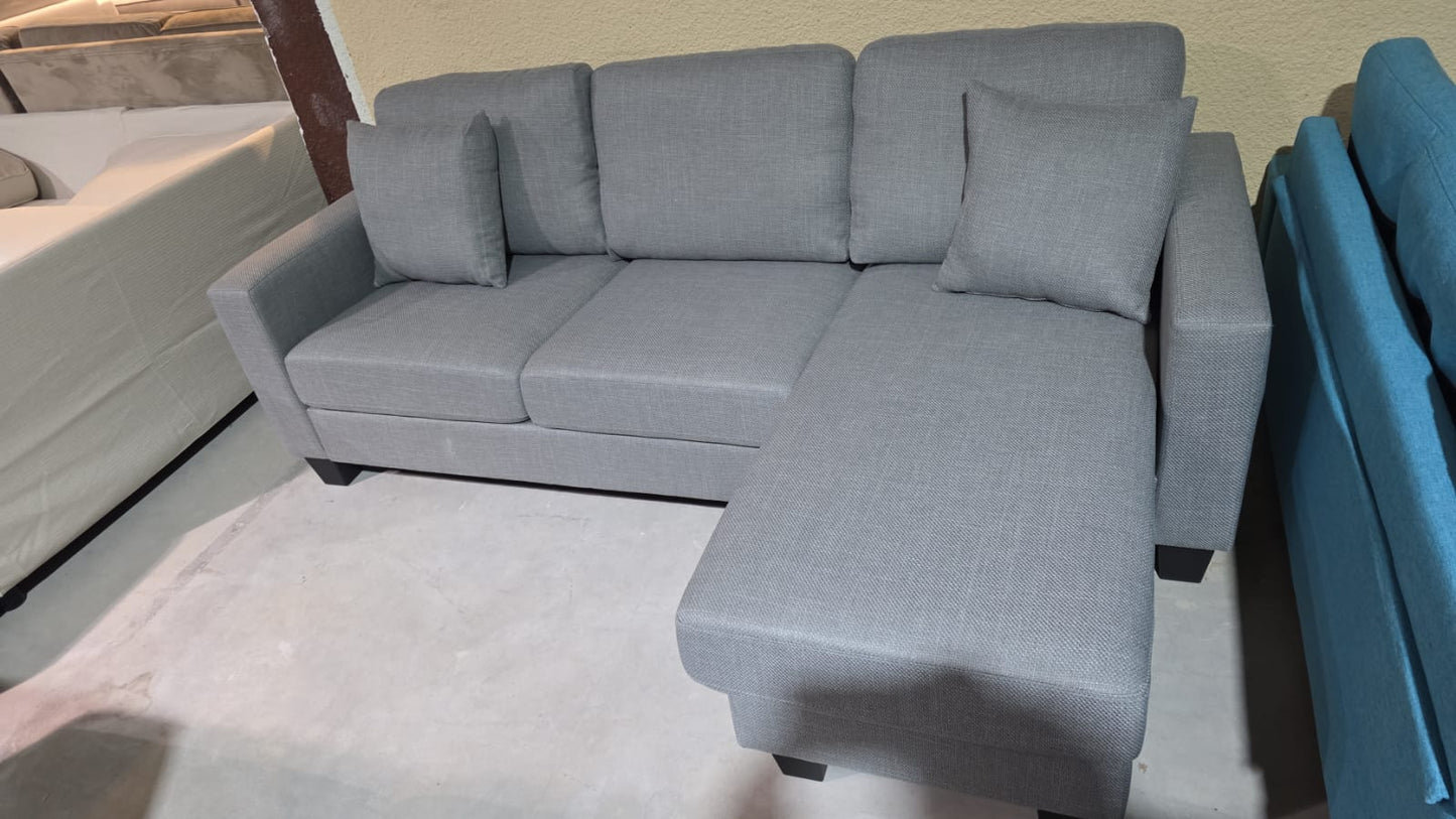 CHAISE SOFA BLUE LIGHT GREY MGF12516N