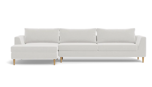 Asher 3-Seat Left Chaise Sectional Deep Seat