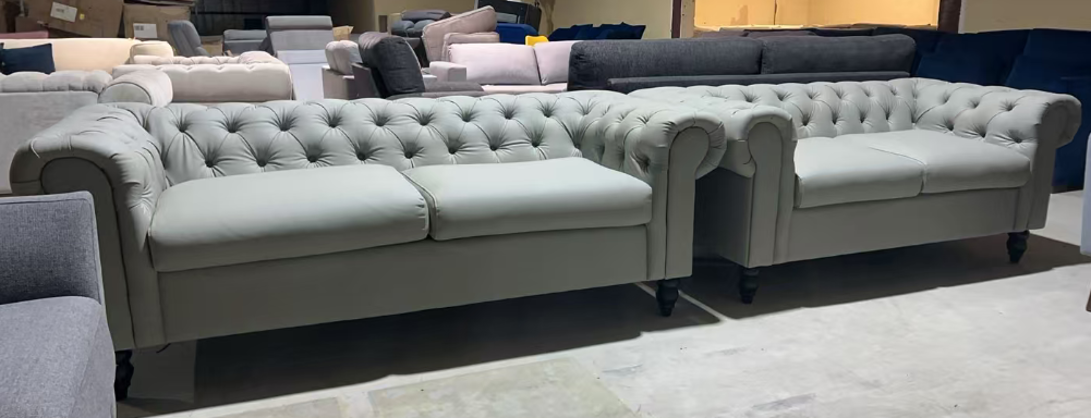 2 + 3  SET SOFA WHITE GREY MGF12480N