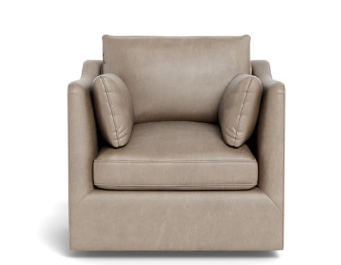 Caitlin Swivel Leather Chair