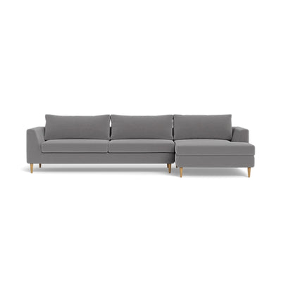 Asher 3-Seater Right Chaise Sofa  Standard Depth  Standard Chaise