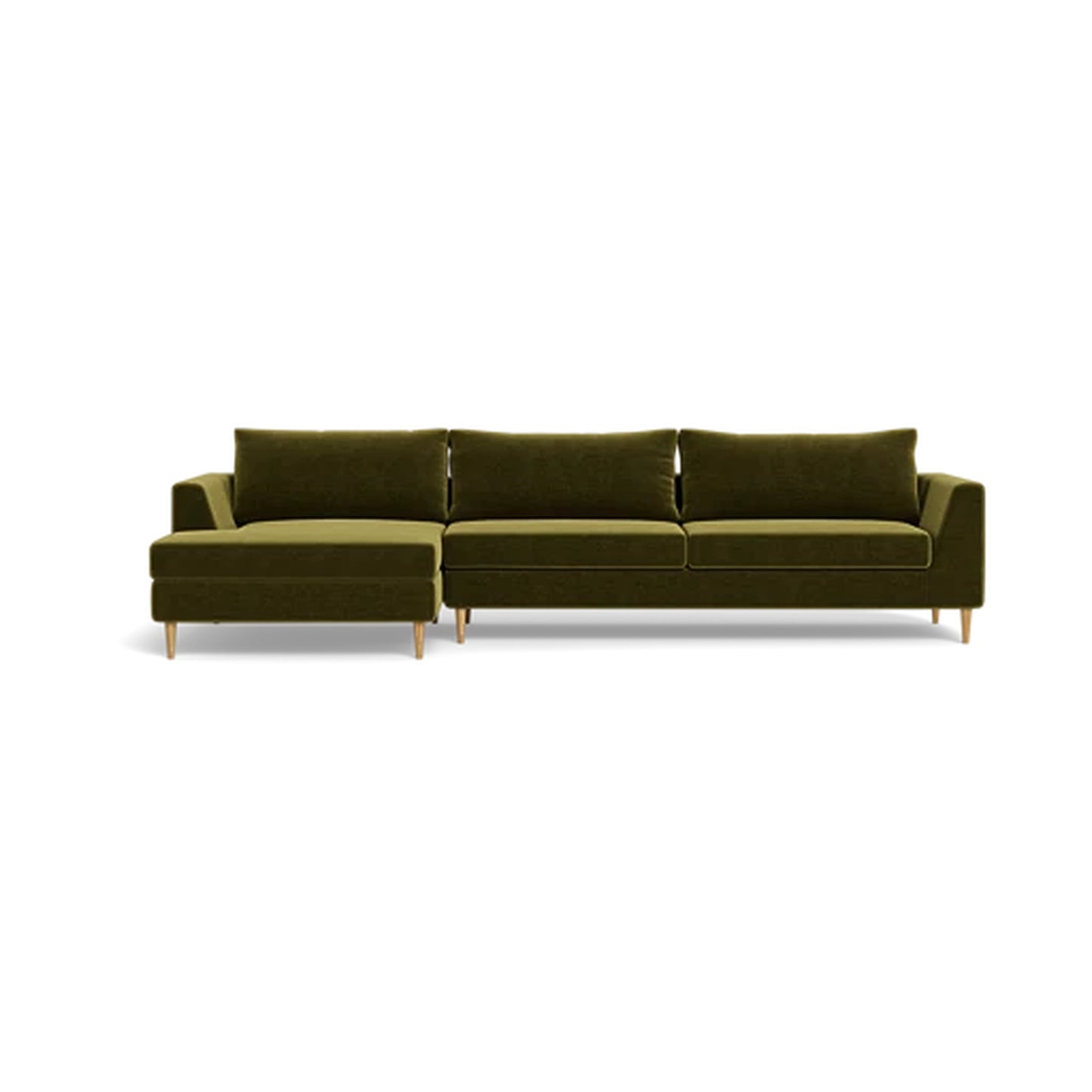 Asher 3-Seater Left Chaise Sofa  Standard Depth  Standard Chaise