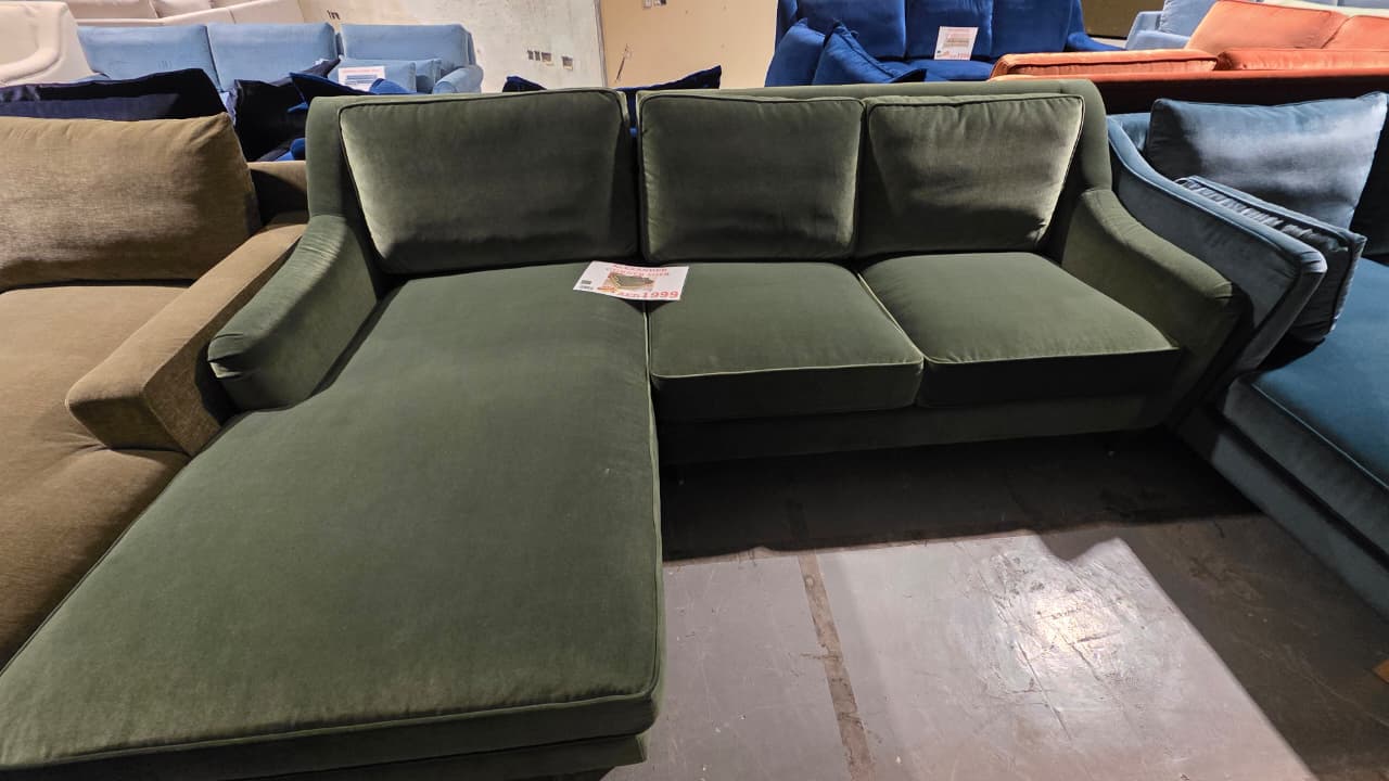 Alex 3-Seat Left Chaise Sectional Compact