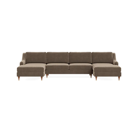 Alexander 4-Seater U-Chaise Sectional Standard Depth Pivot