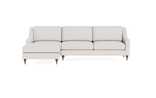 Alexander 3-Seat Left Chaise Sectional Standard Depth — Extended Chaise