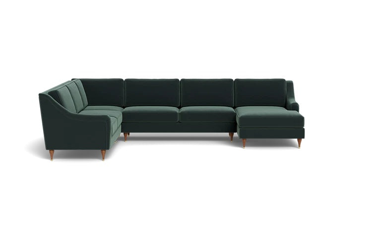 Alexander 5-Seat Corner Sectional Sofa with Right Chaise Standard Depth