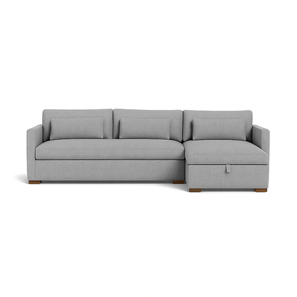 Charly Sofa + 3-Seat Right Chaise Sectional with Storage Combo