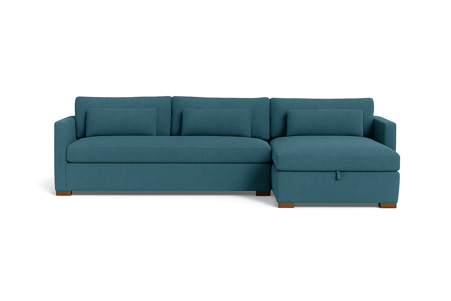 Charly 3-Seat Right Chaise Sectional with Storage Standard Chaise