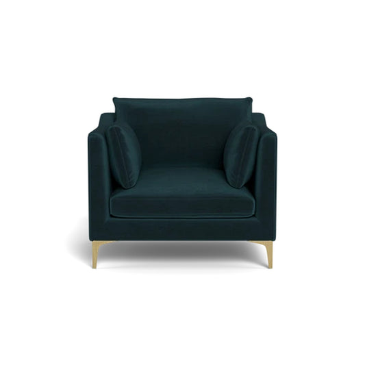 Caitlin Accent Chair + Ottoman