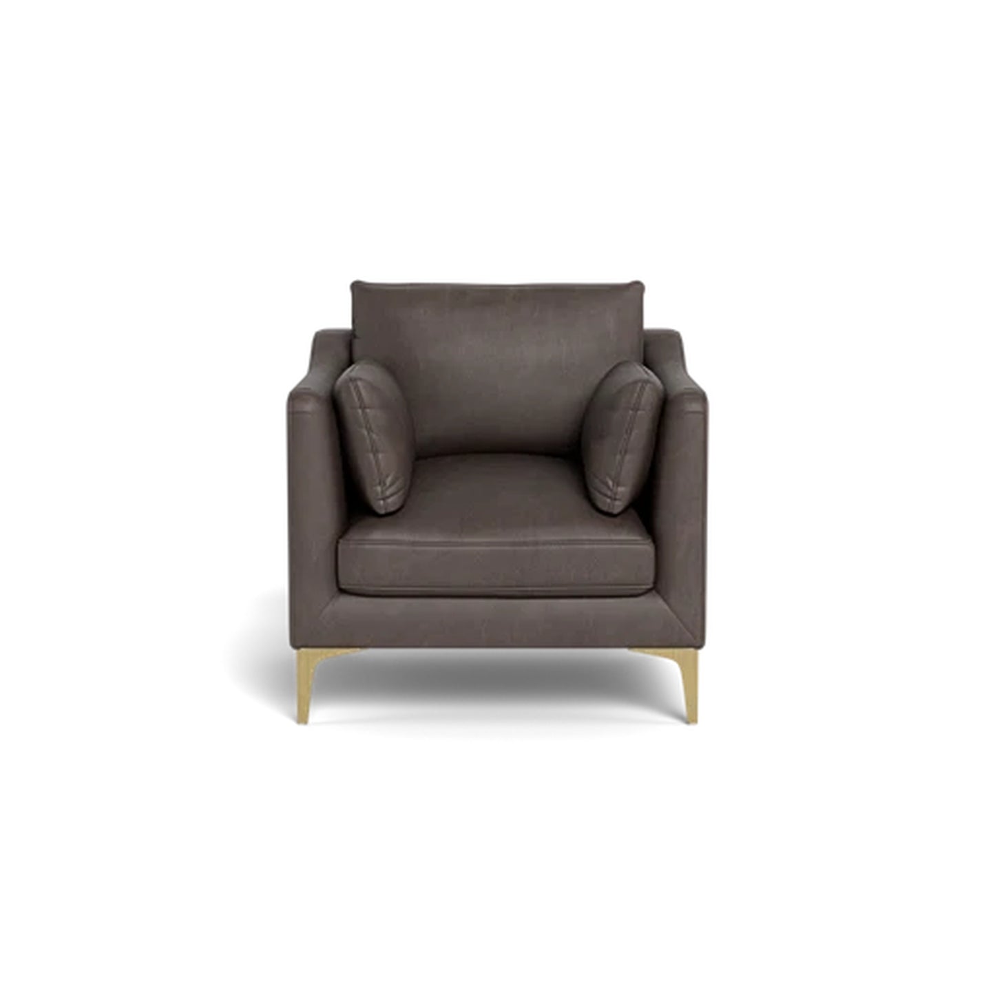 Caitlin Leather Petite Accent Chair