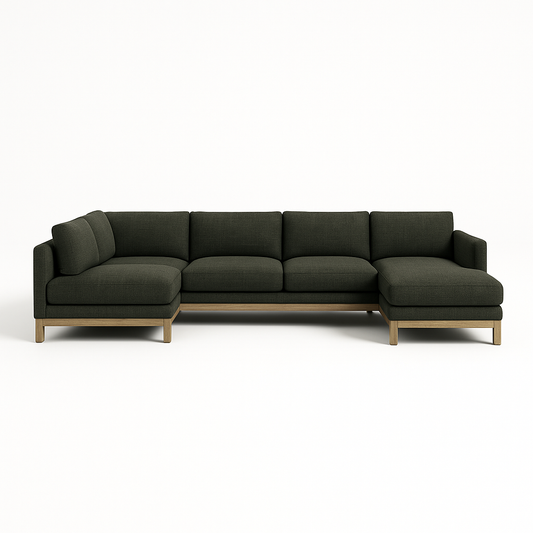 Gaby 5-Seat Corner Sectional Sofa with Right Chaise Marina
