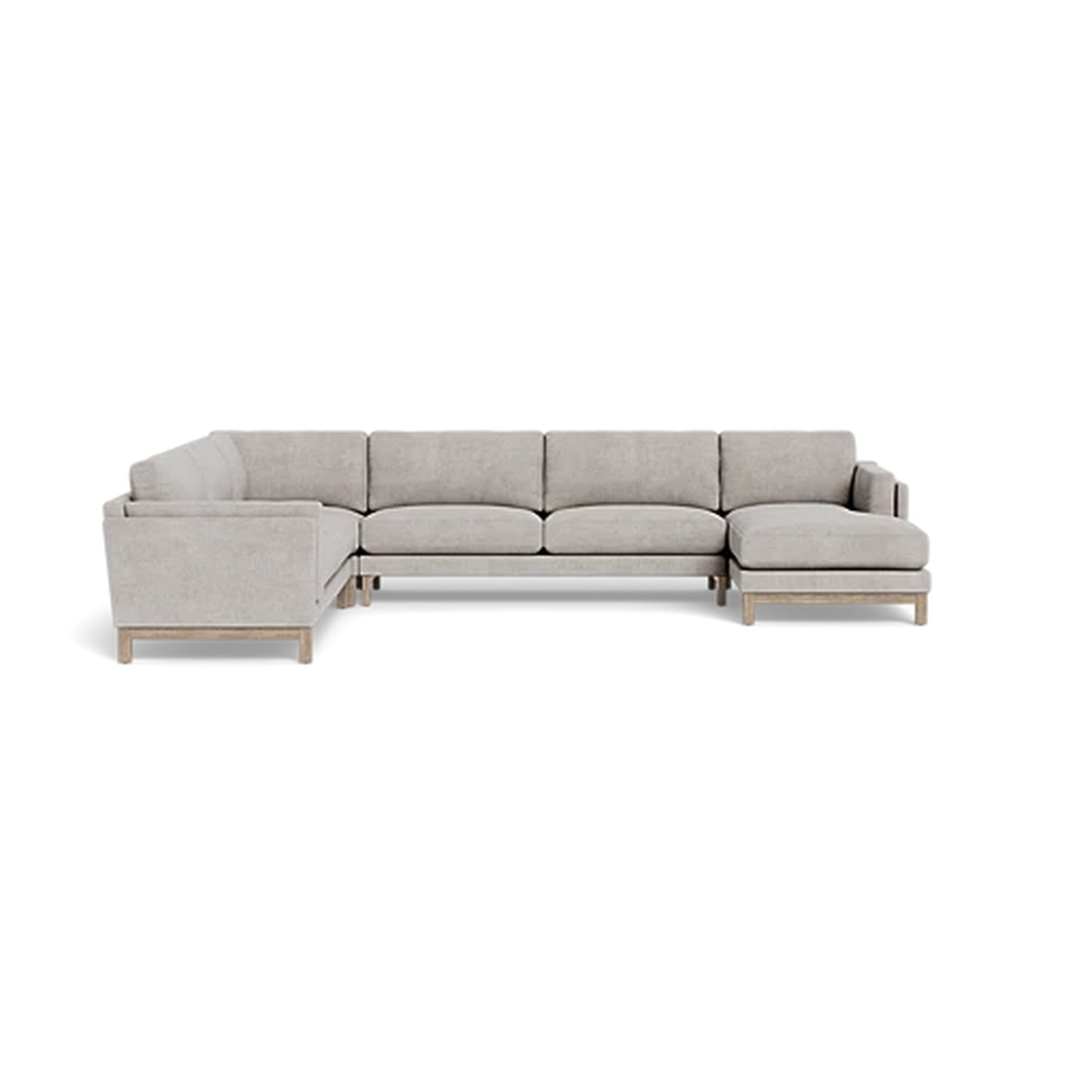 Gaby 5-Seat Corner Sectional Sofa with Right Chaise Breakwater