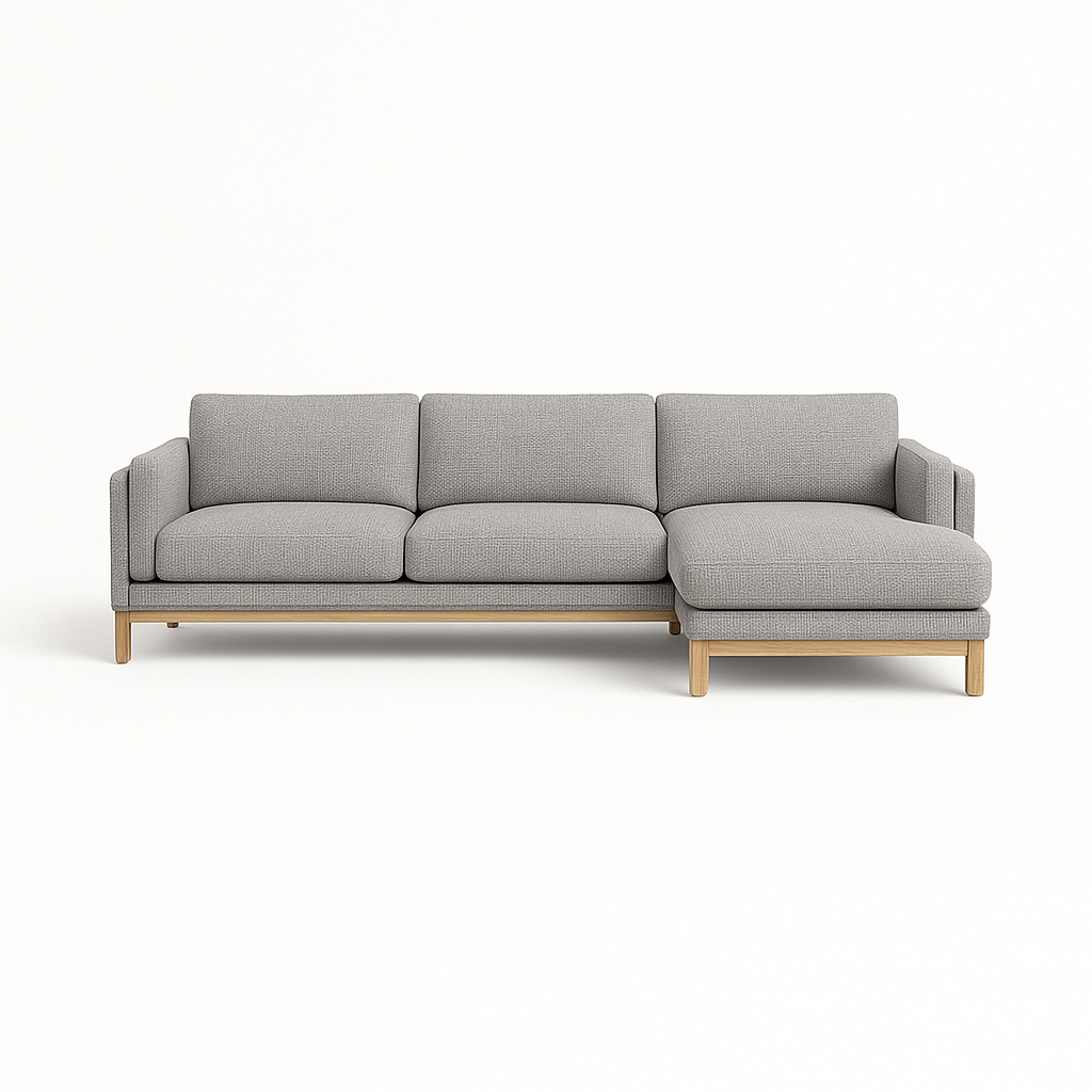 Gaby 3-Seat Right Chaise Sectional Standard Depth Standard Chaise