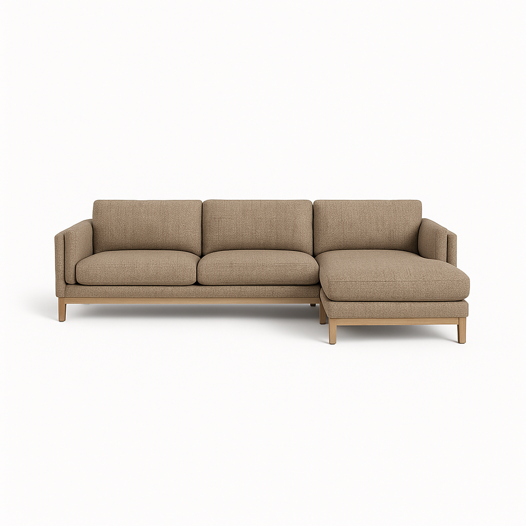 Gaby 3-Seat Right Chaise Sectional Standard Depth Standard Chaise