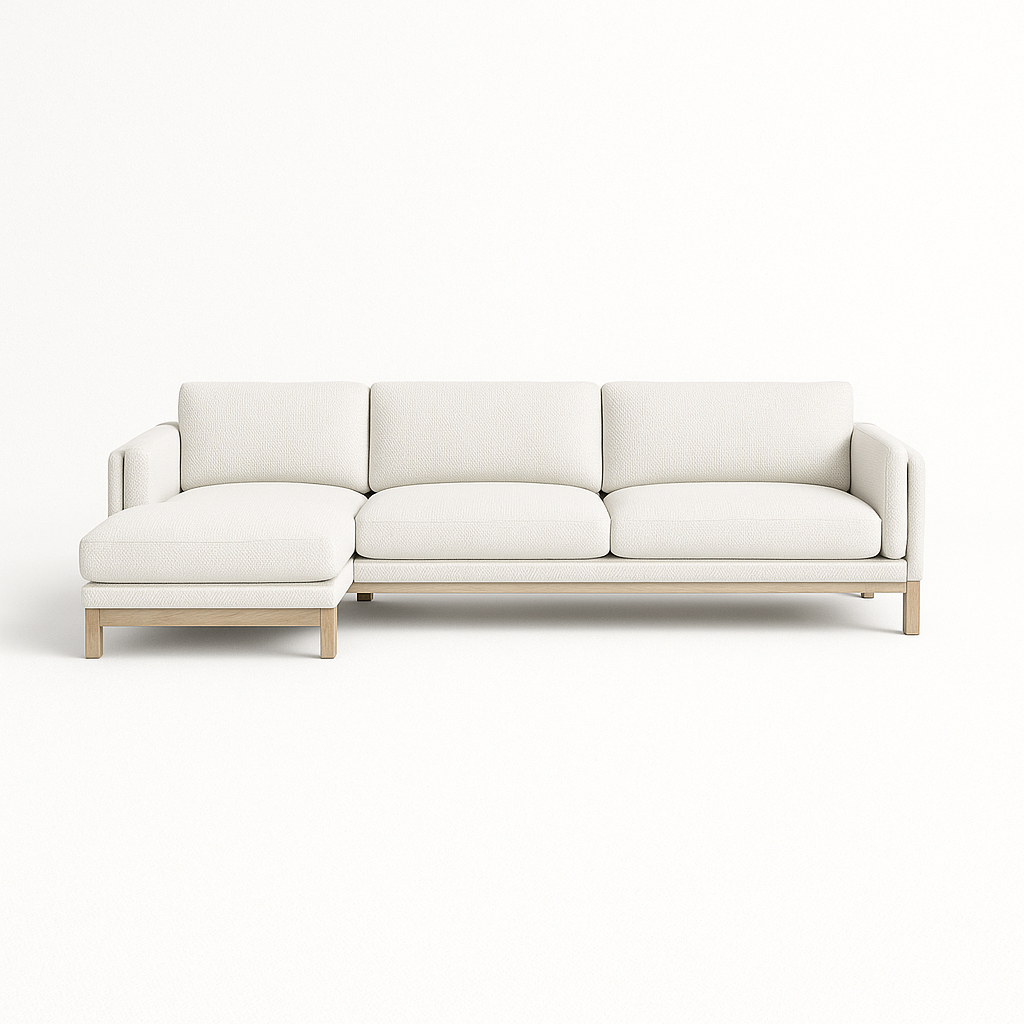 Gaby 3-Seat Left Chaise Sectional Deep Seat Standard Chaise