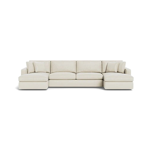 James 4-Seater U-Chaise Sectional Deep Seat Dual Extended Chaises