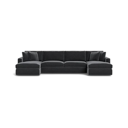 James 4-Seater U-Chaise Sectional Standard Depth Dual Extended Chaises