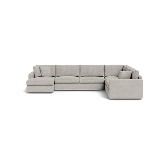 James 5-Seat Corner Sectional with Left Chaise Deep Seat Standard Chaise