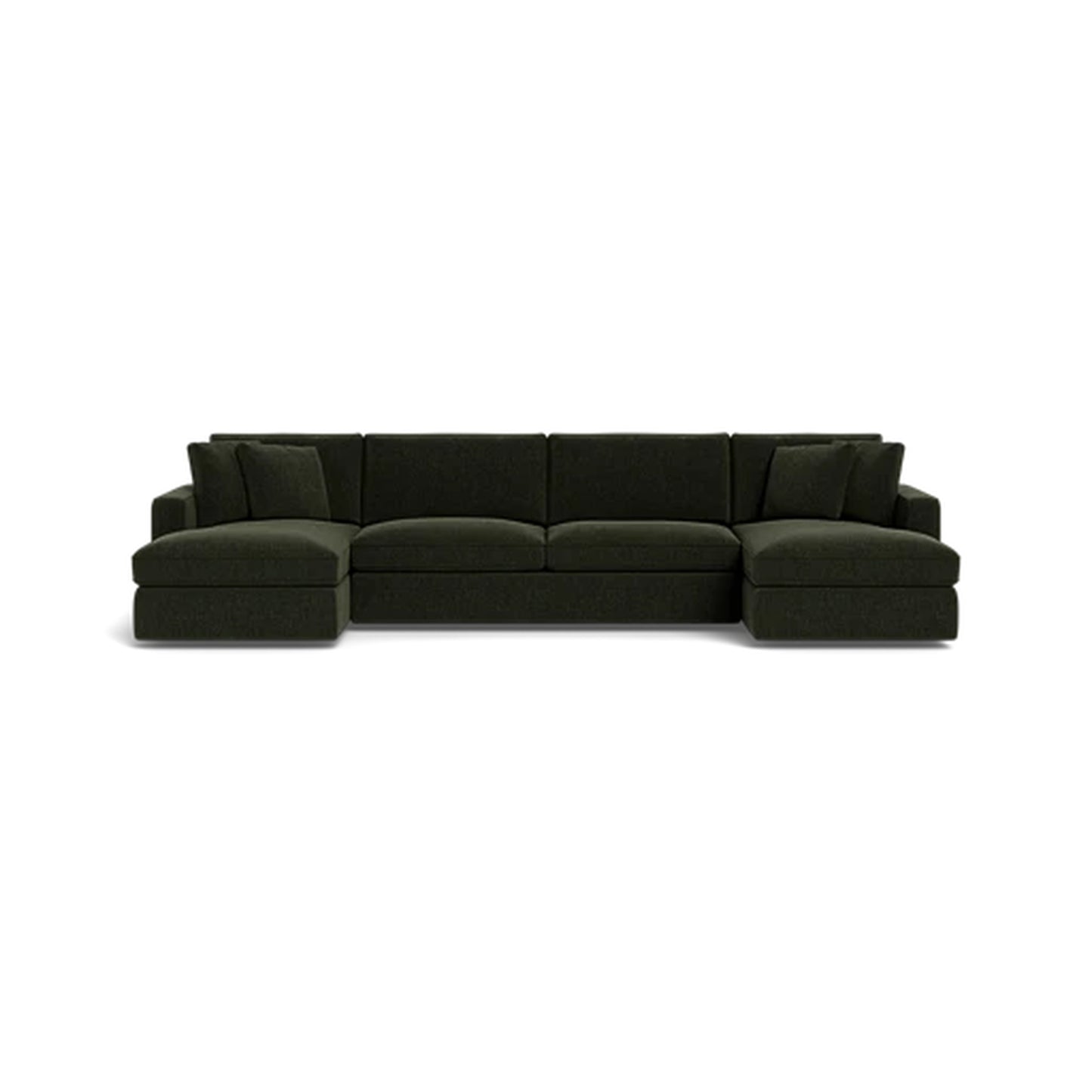 James 4-Seater U-Chaise Sectional Standard Depth Dual Extended Chaises