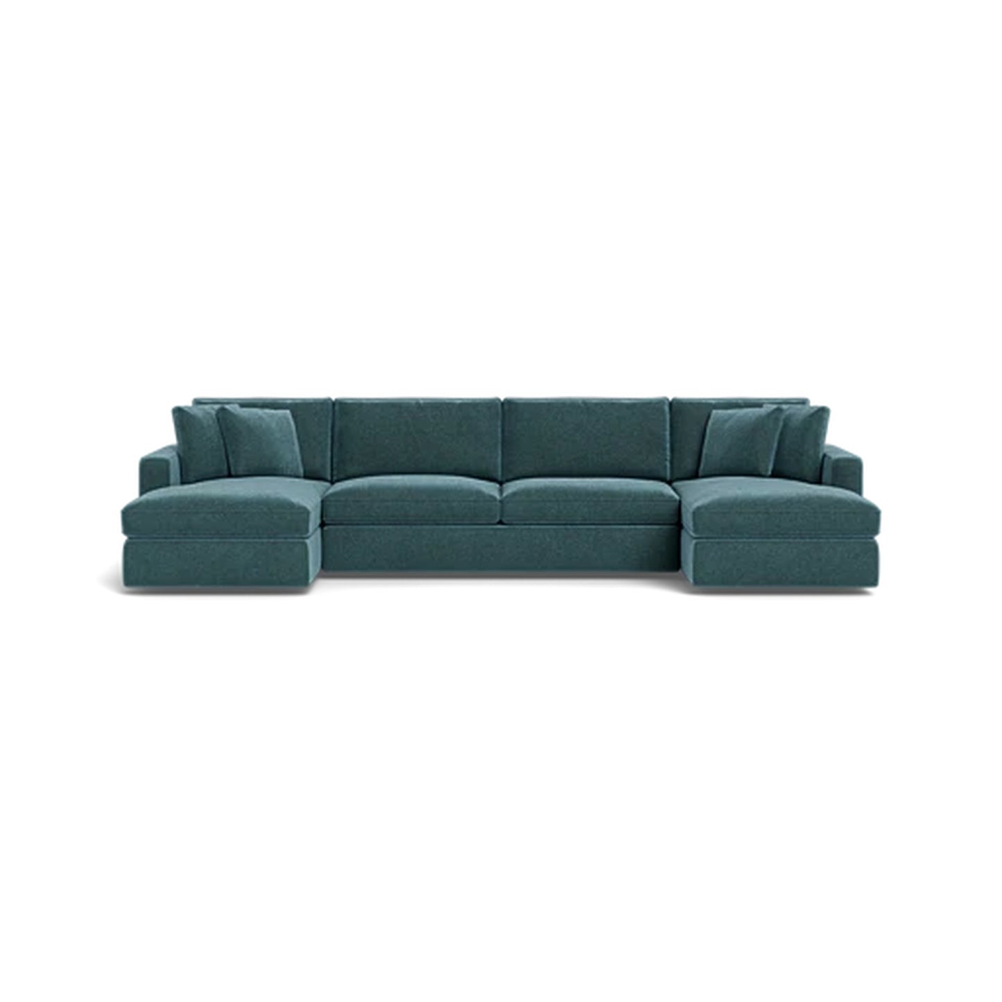 James 4-Seater U-Chaise Sectional Standard Depth Dual Standard Chaises