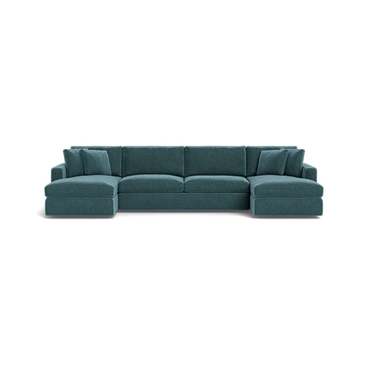 James 4-Seater U-Chaise Sectional Standard Depth Dual Standard Chaises