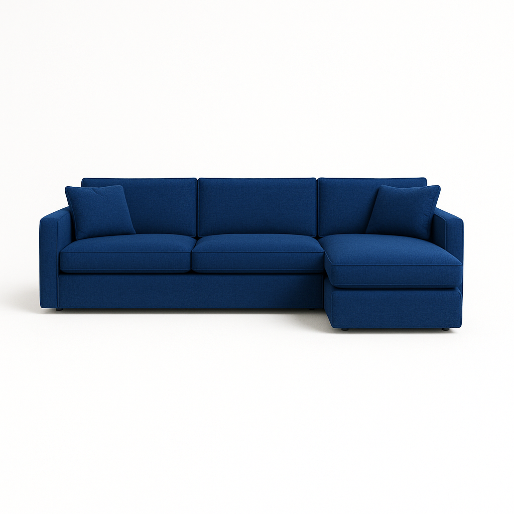 James 3-Seat Left Chaise Sectional With Storage