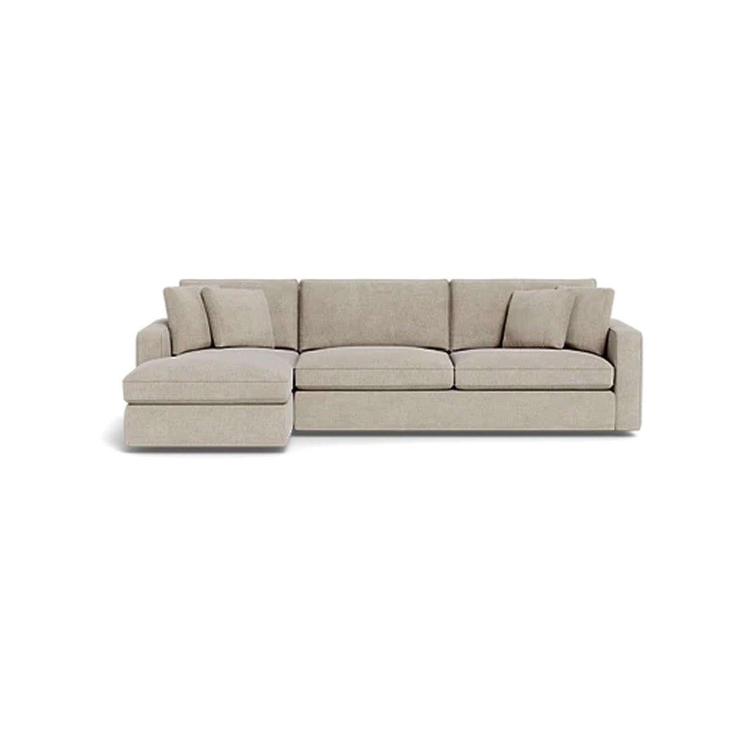 James 3-Seat Left Chaise Sectional Standard Depth Standard Chaise