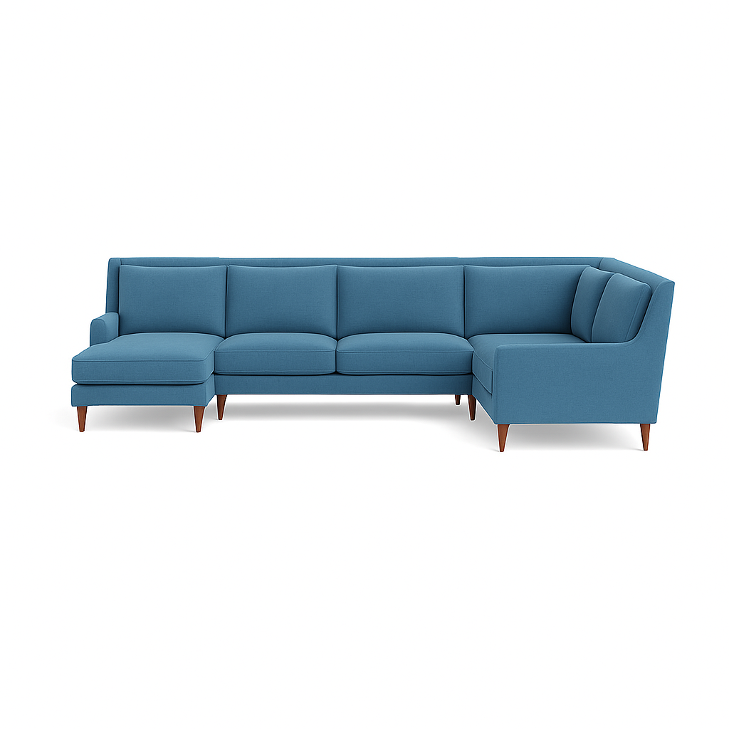 Lennox 5-Seat Corner Sectional Sofa with Left Chaise